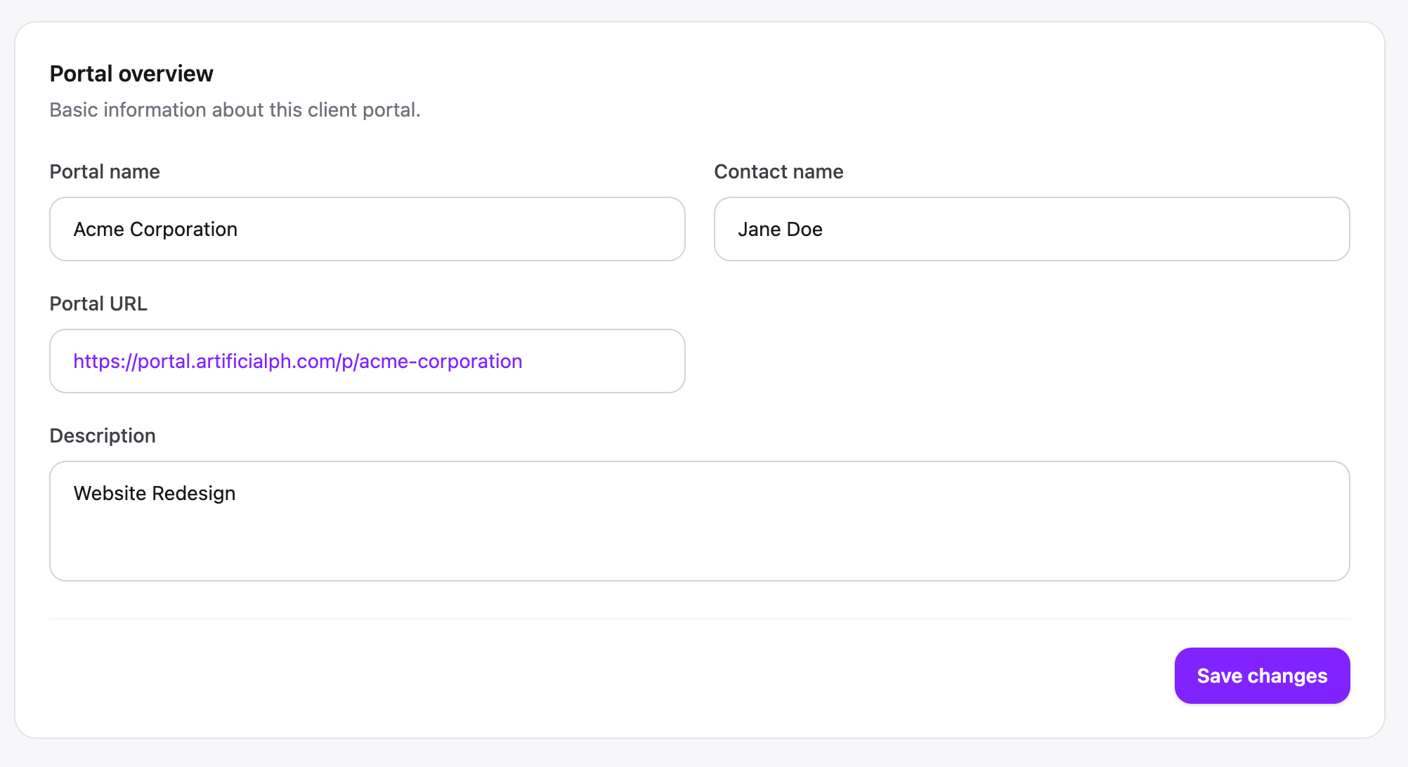 ClientDoq client portal overview